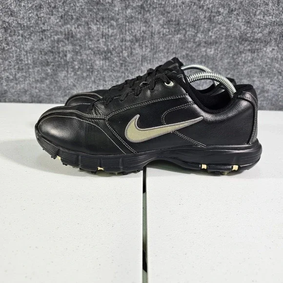 VHTF Nike Air Zoom TW 2010 Tiger Woods Golf Shoes Black Silver 317447-001 Mens 9